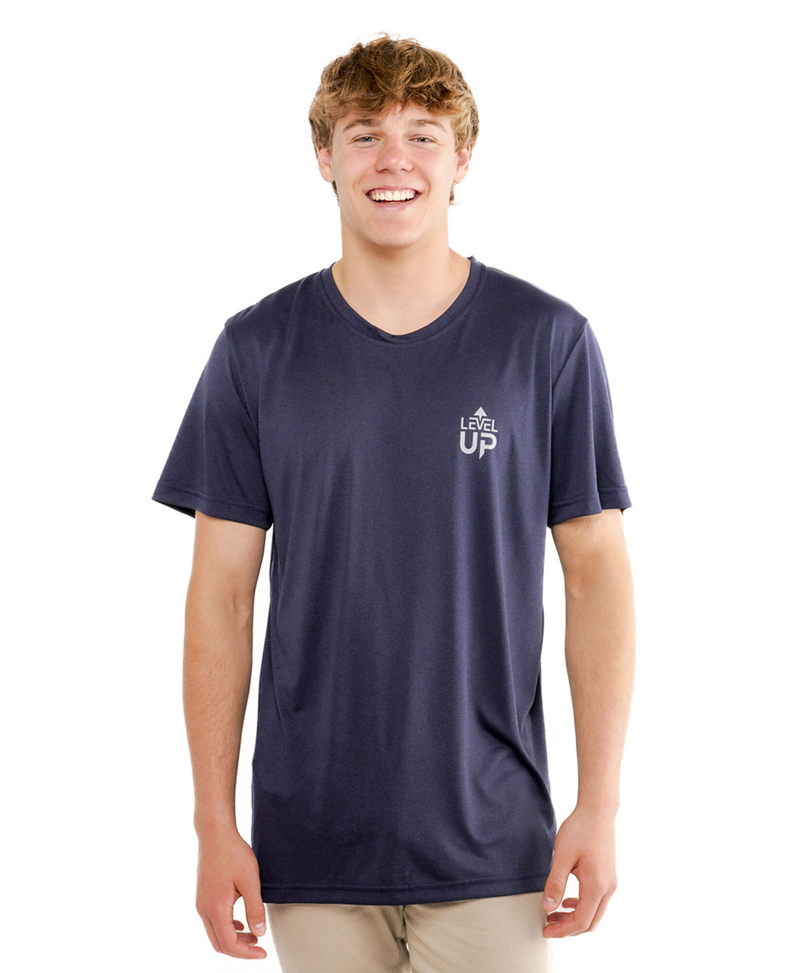 Polera hombre dry fit azul oscuro Polera hombre dry fit azul oscuro