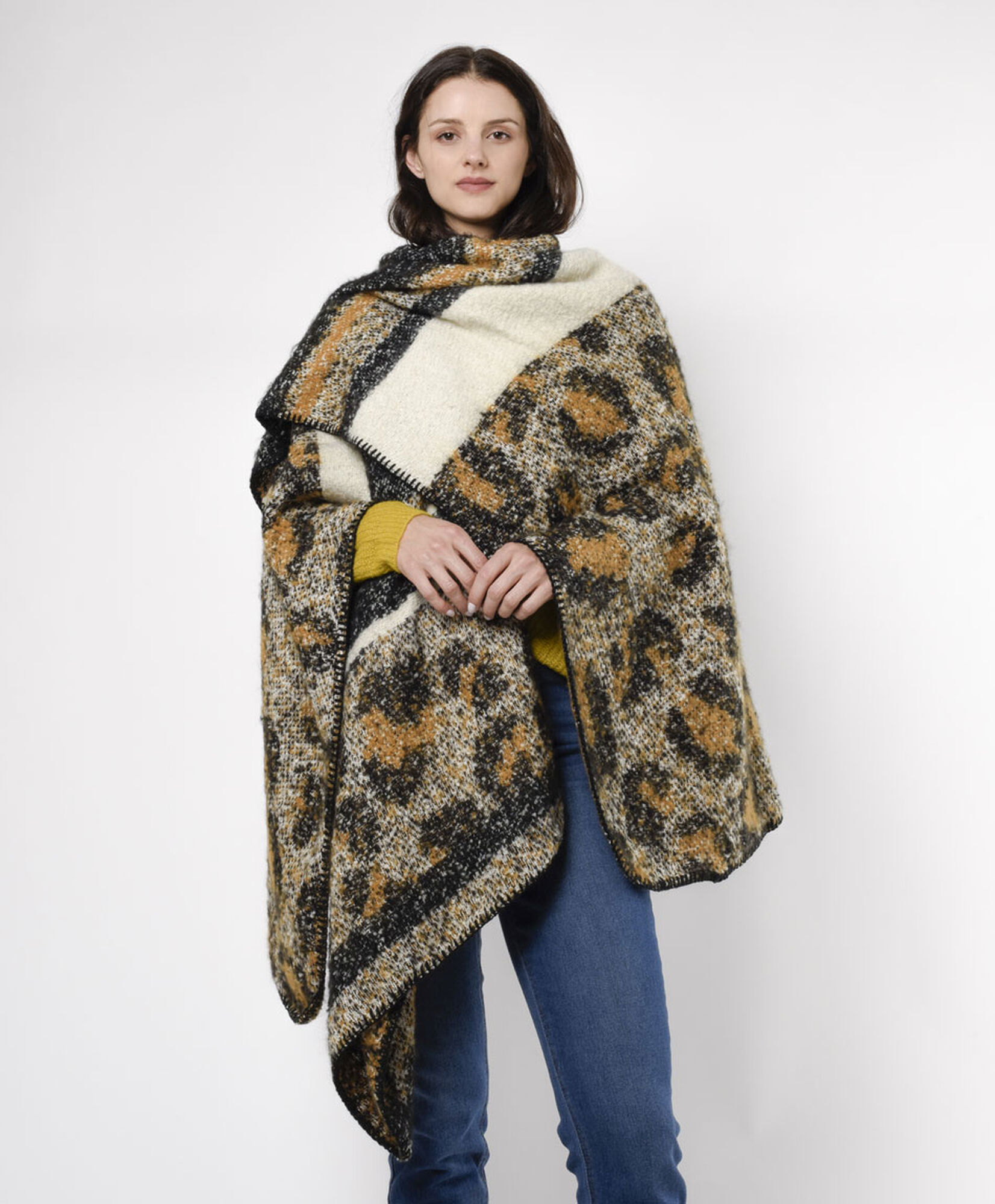 Ruana mujer animal print Ruana mujer animal print