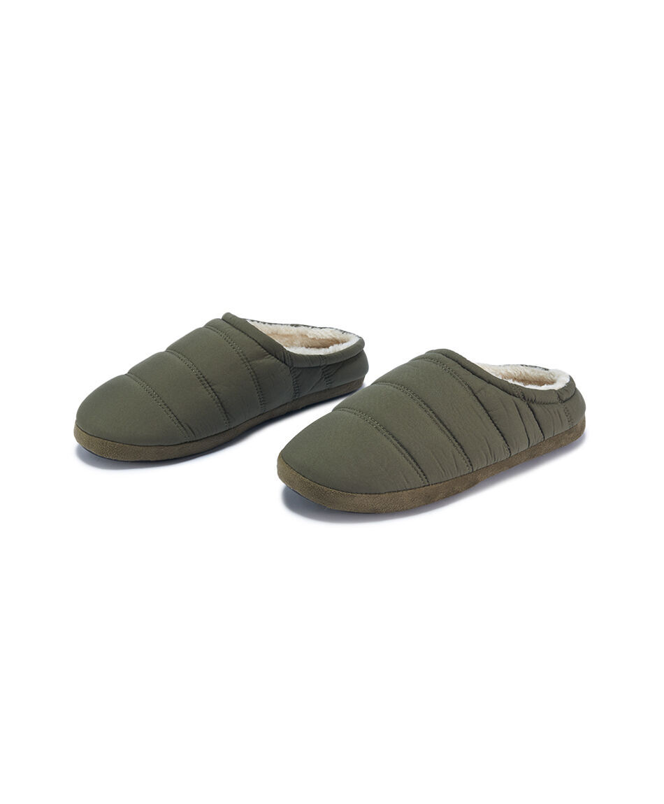 Pantufla hombre nylon acolchado