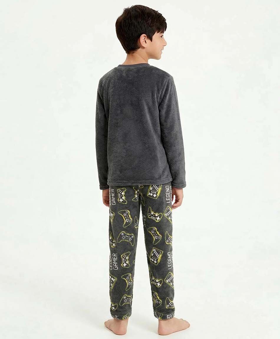 Pijama ni&ntilde;o estampado legend gamer