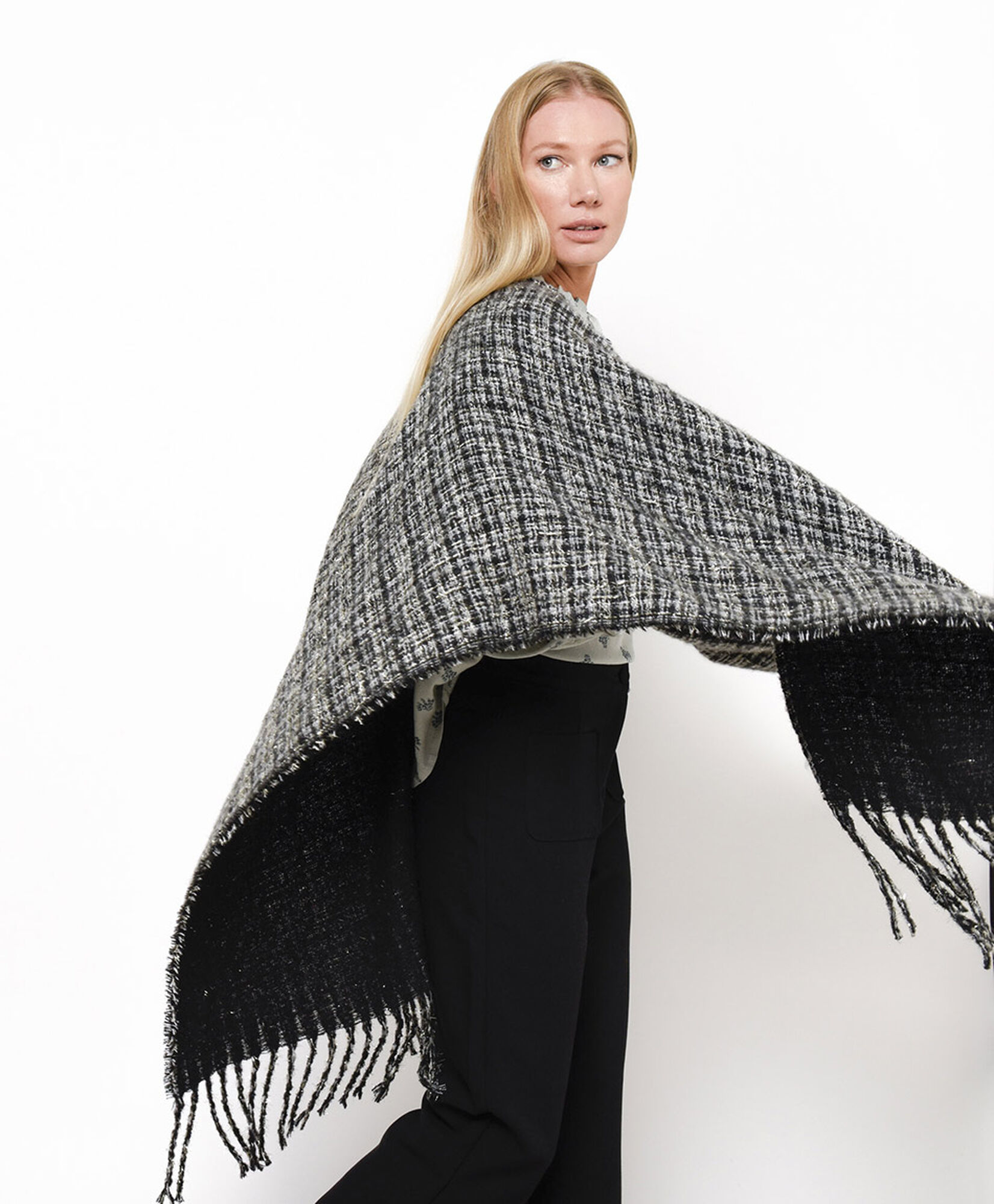Poncho mujer lurex Poncho mujer lurex