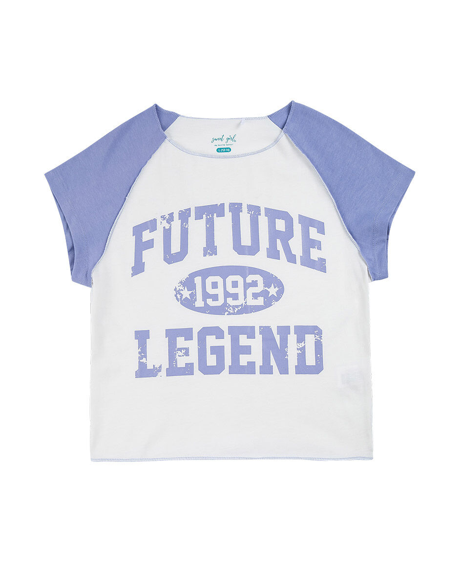 Polera ni&ntilde;a future legend azul