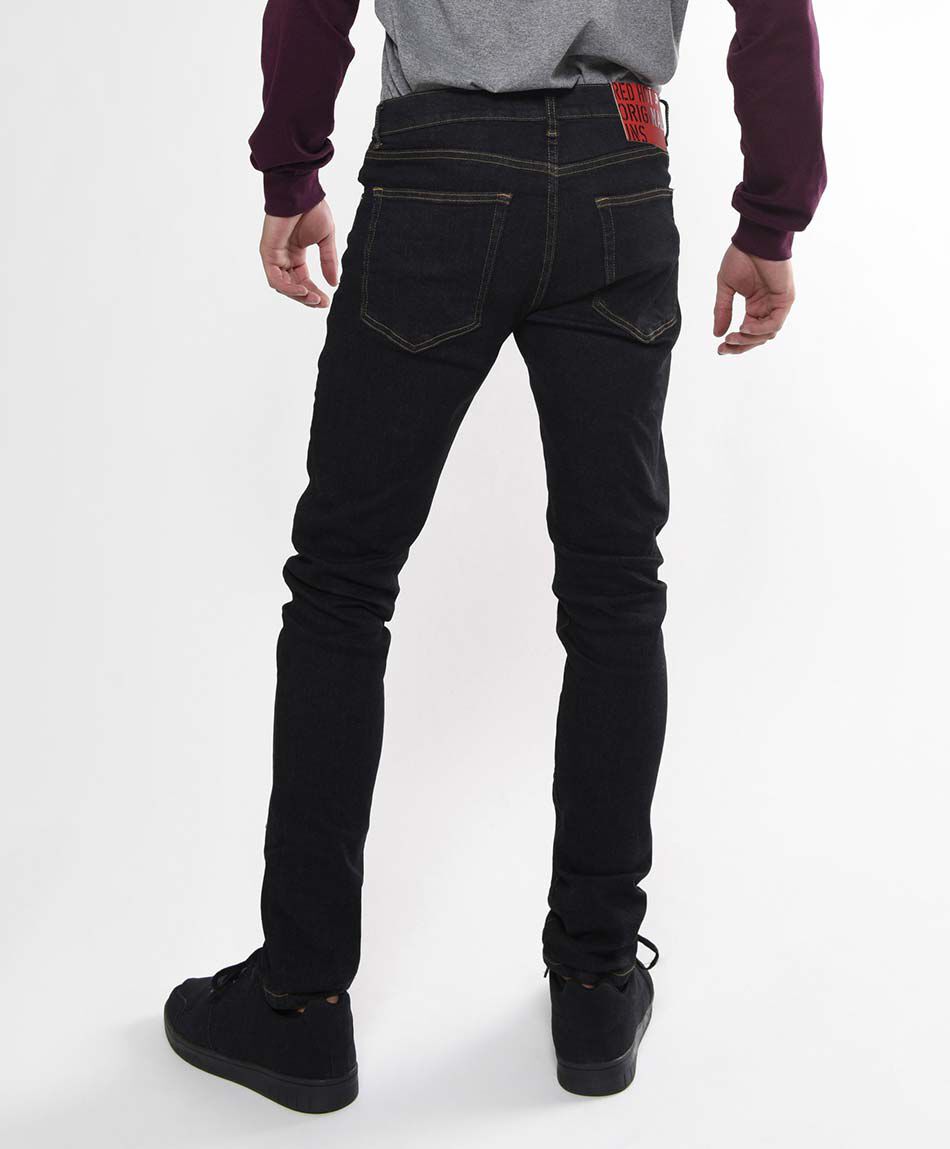 Jeans hombre liso skinny fit