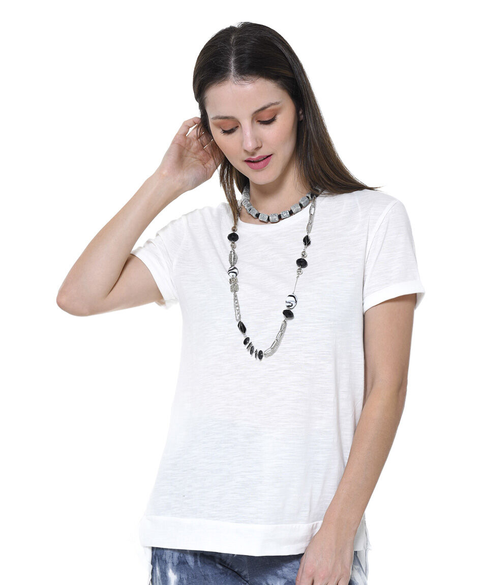 Polera mixta natural