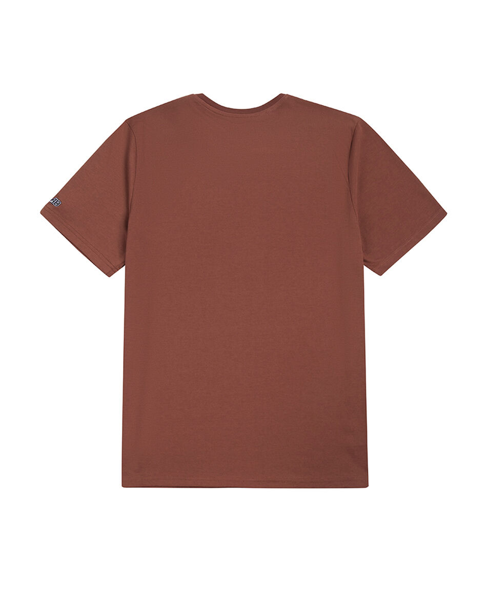 Polera hombre b&aacute;sica bordado manga
