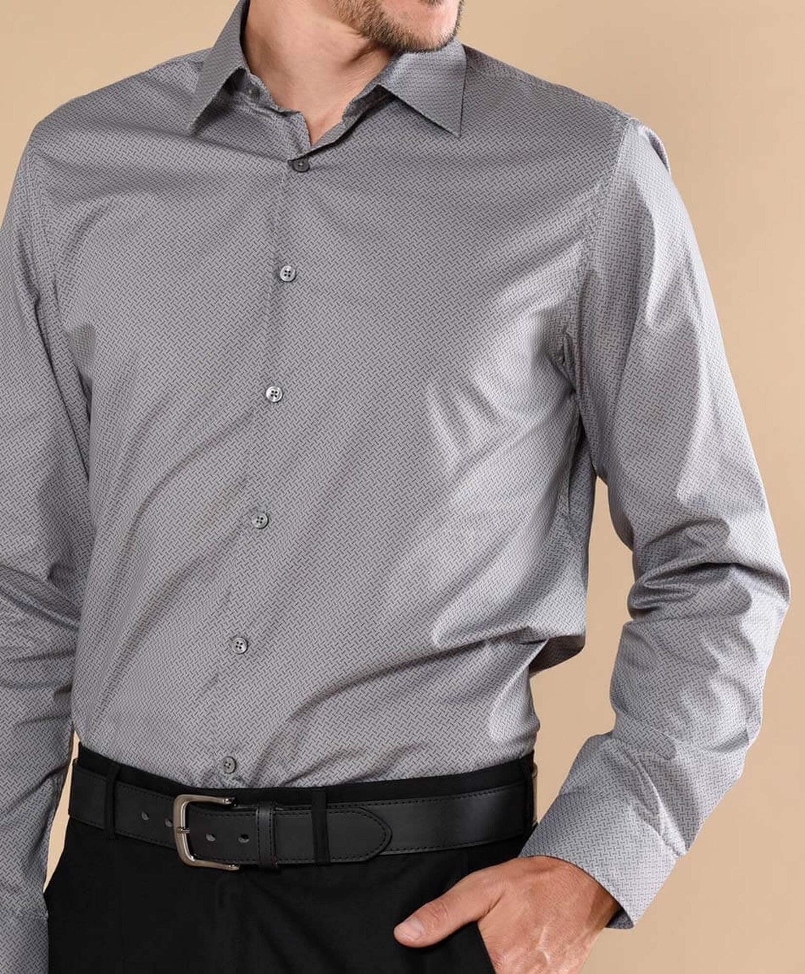 Camisa hombre mini líneas Camisa hombre mini líneas