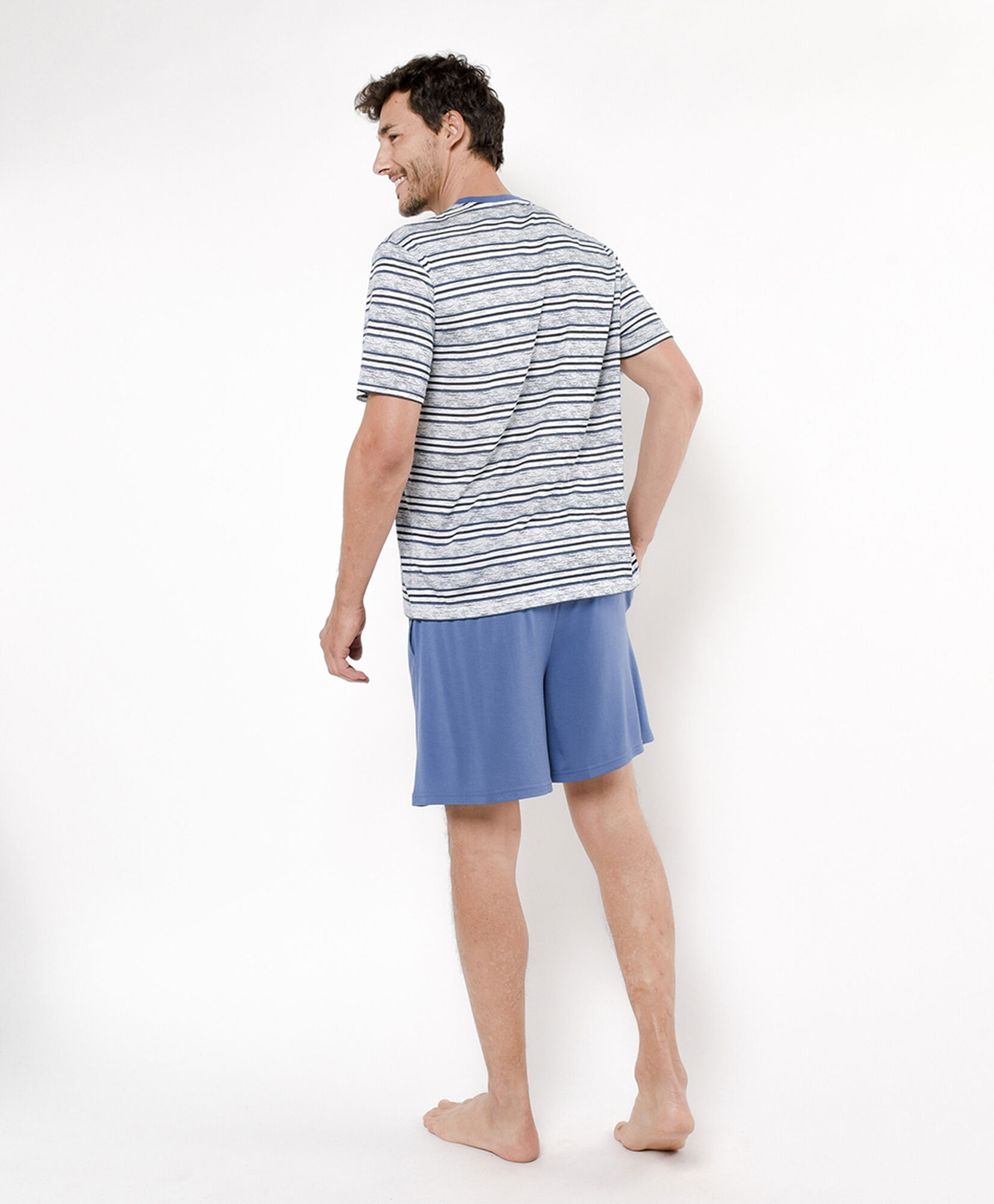 Pijama hombre bolsillo azul Pijama hombre bolsillo azul