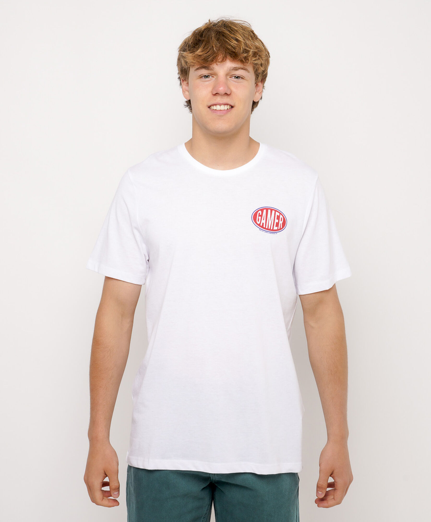 Polera hombre doble estampado gamer Polera hombre doble estampado gamer