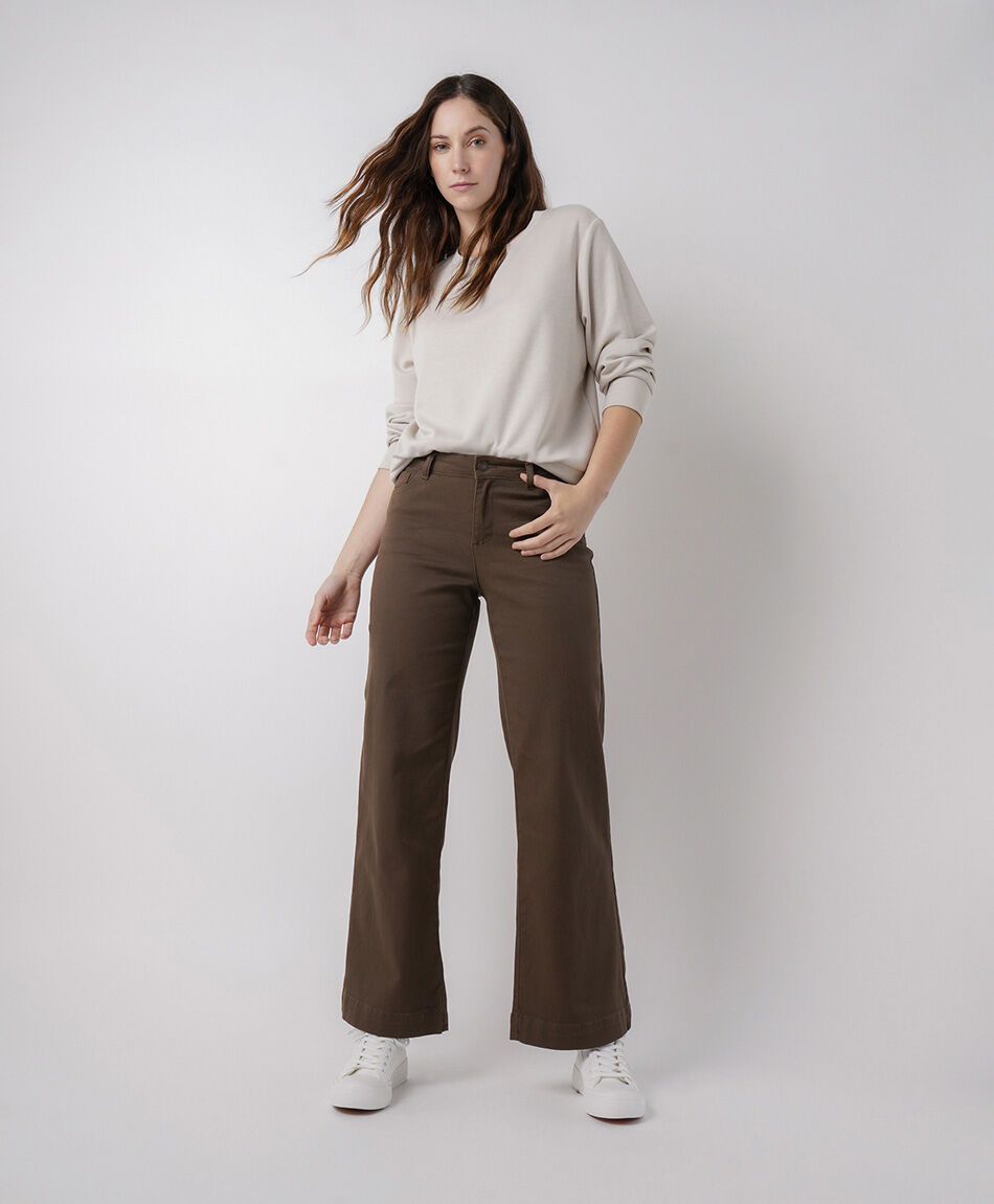 Jeans mujer chocolate