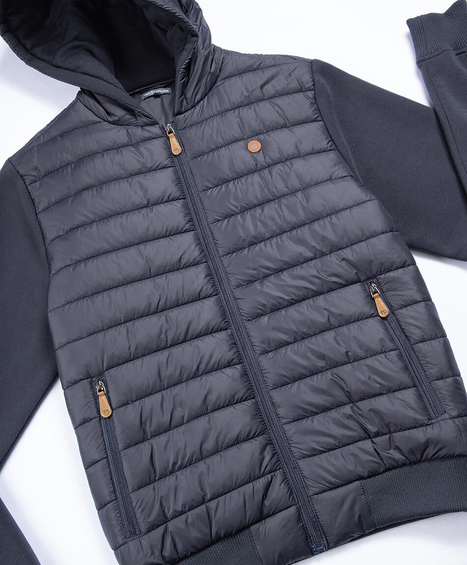 Parka escolar mangas de polar