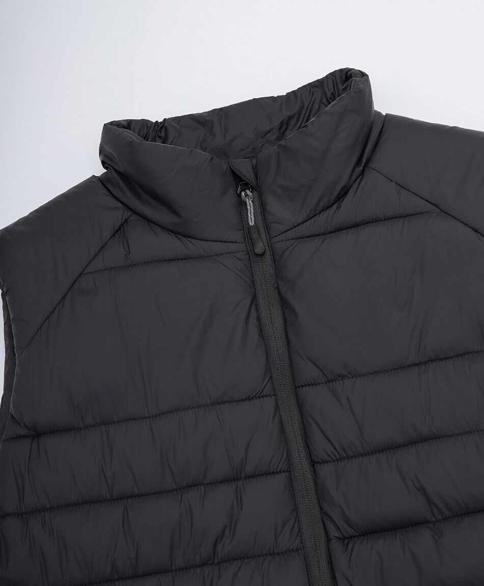 Parka deportiva hombre sin mangas negro