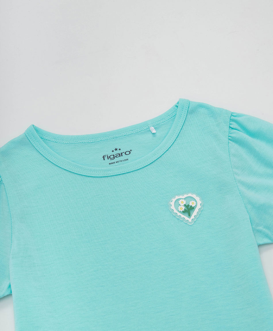 Polera beb&eacute; parche coraz&oacute;n