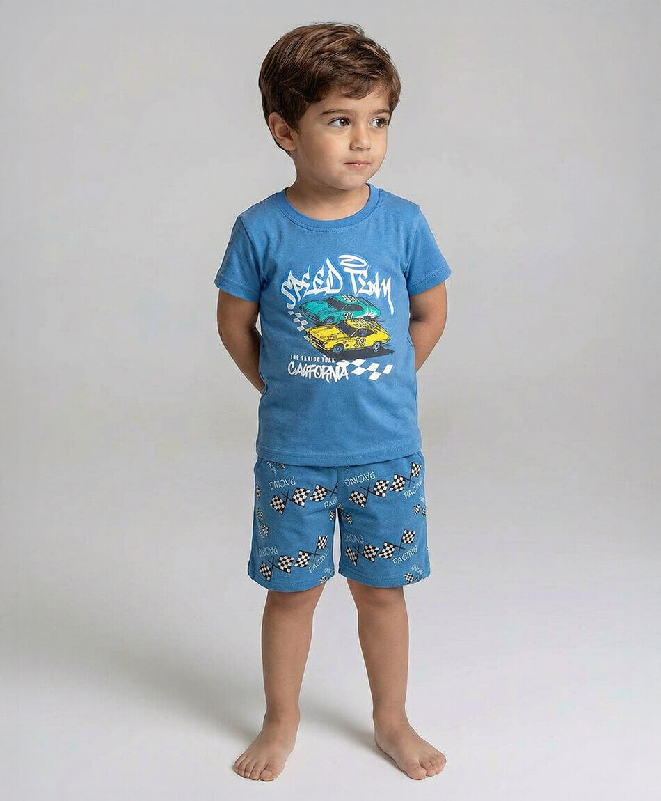 Pijama beb&eacute; autos de carrera