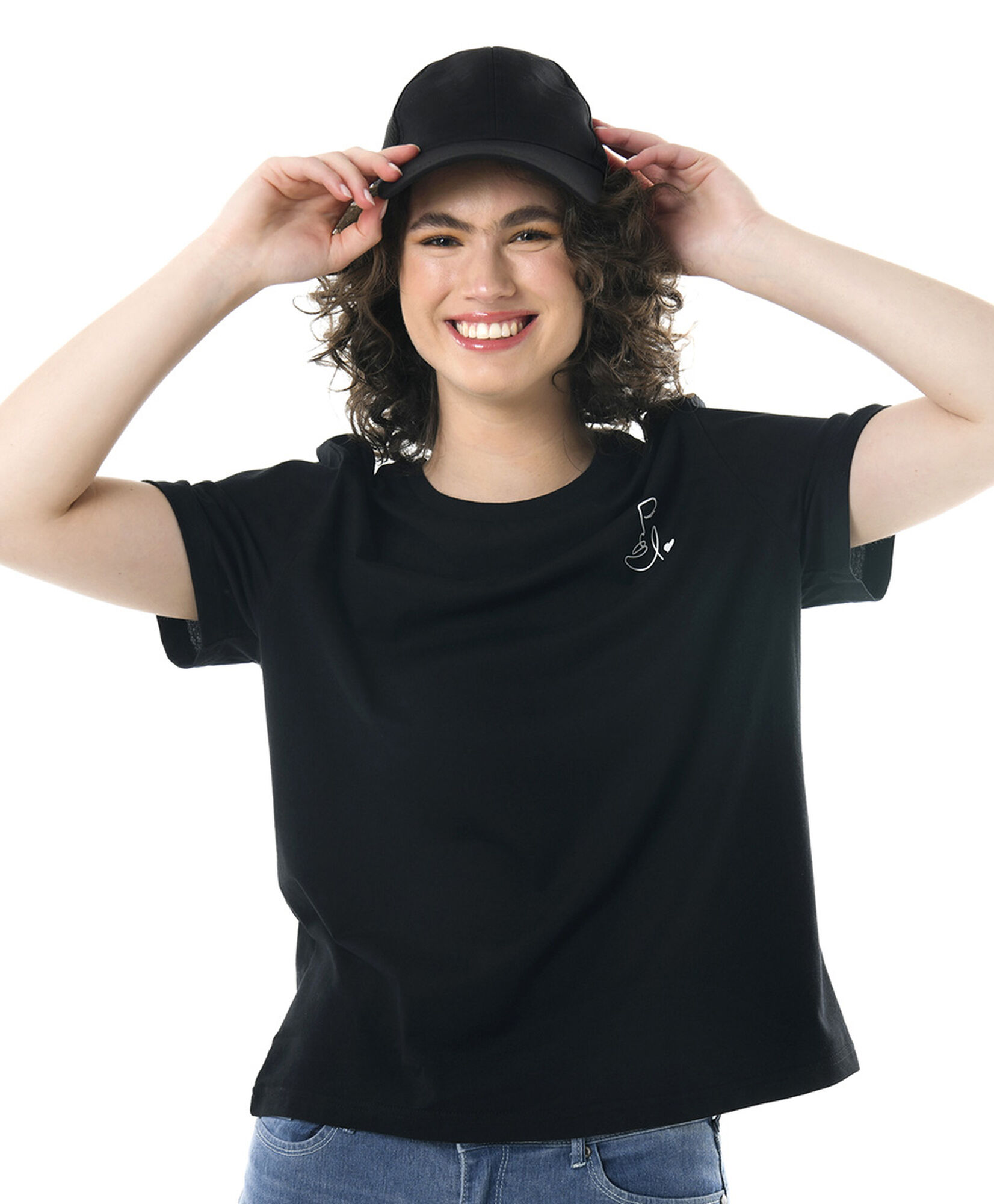 Polera mujer espalda estampada Polera mujer espalda estampada