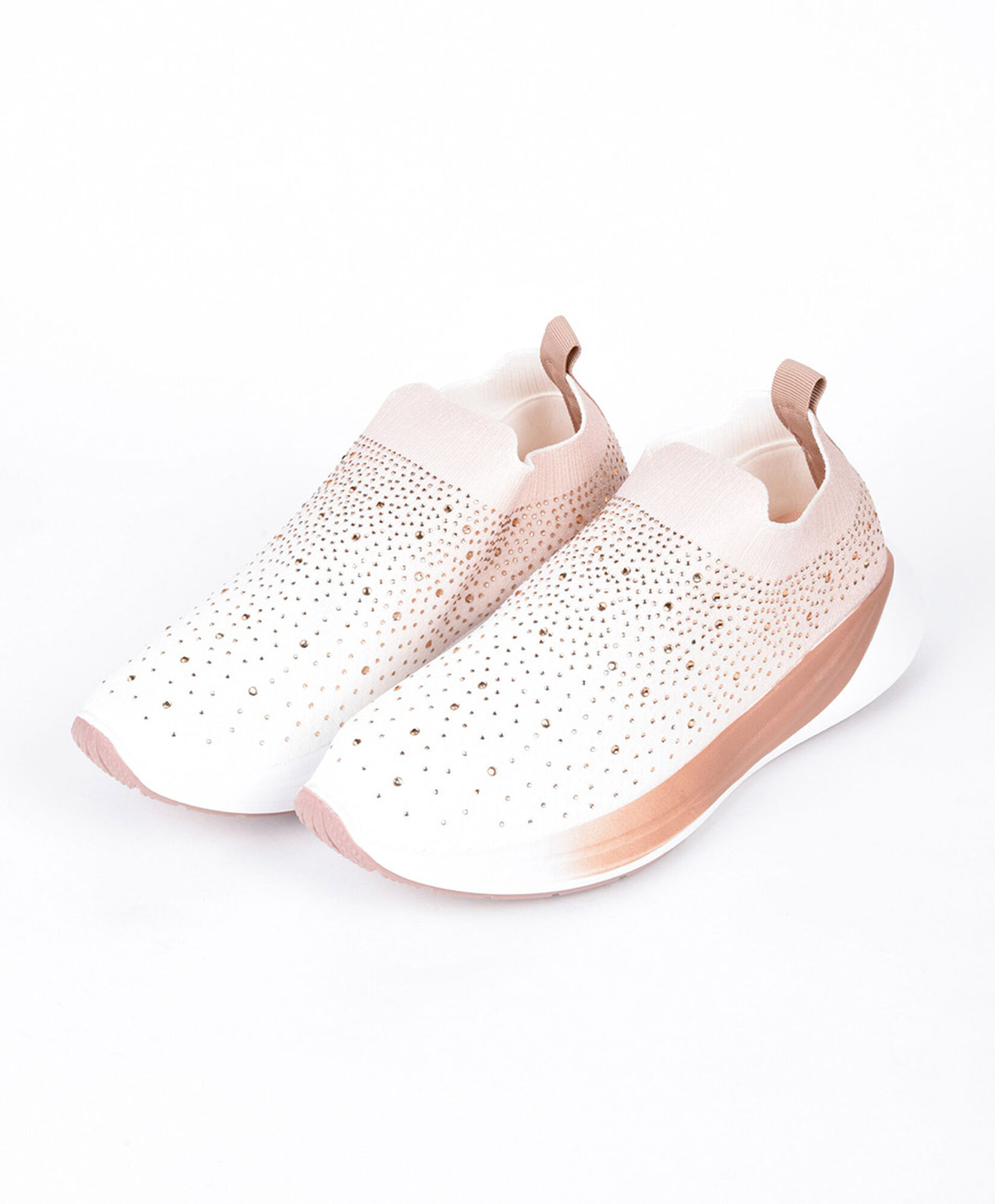 Zapatilla mujer slip on degradé brillos Zapatilla mujer slip on degradé brillos
