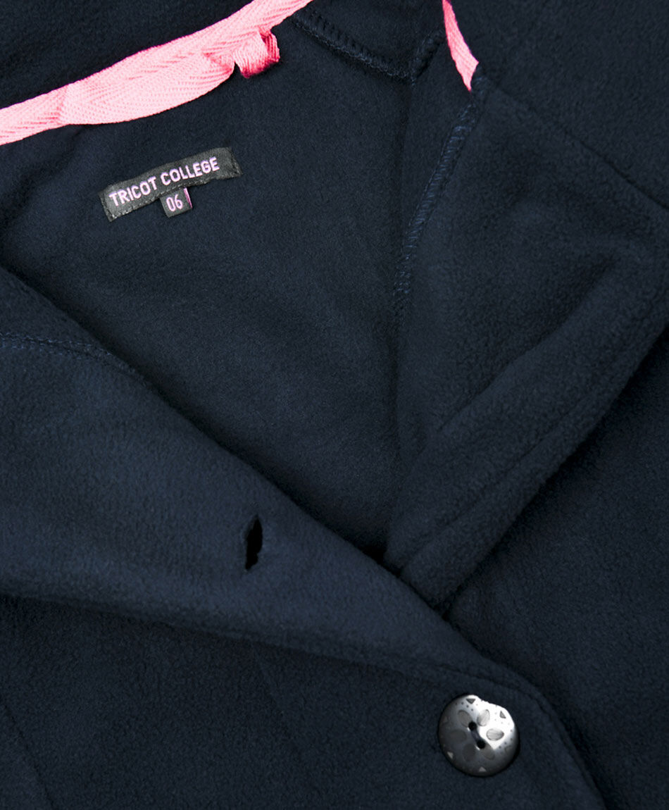 Abrigo escolar polar botones