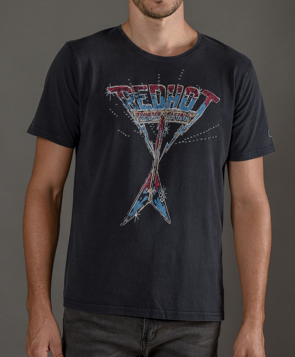 Polera manga corta cuello redondo