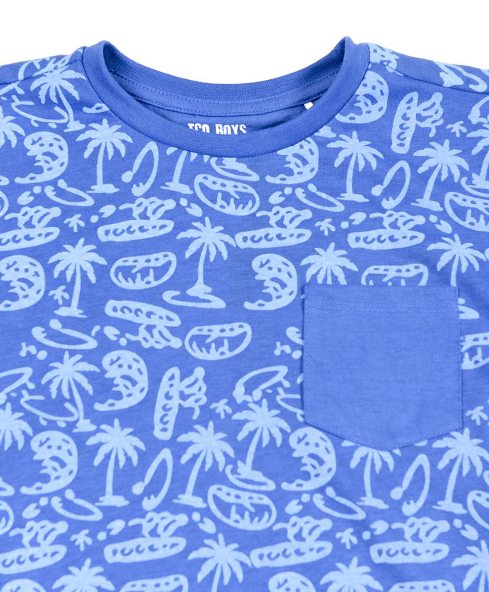 Polera niño hawaii bolsillo Polera niño hawaii bolsillo