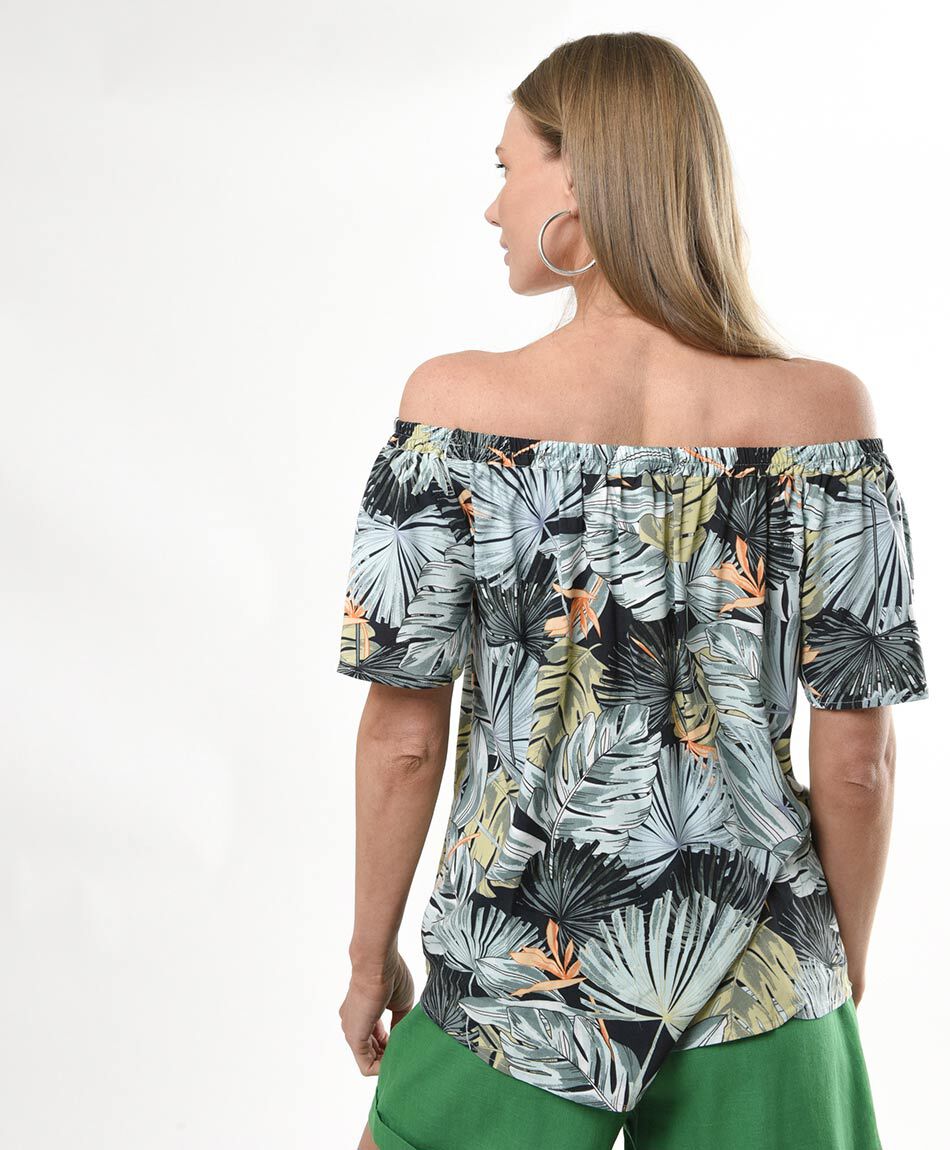 Blusa mujer tropical