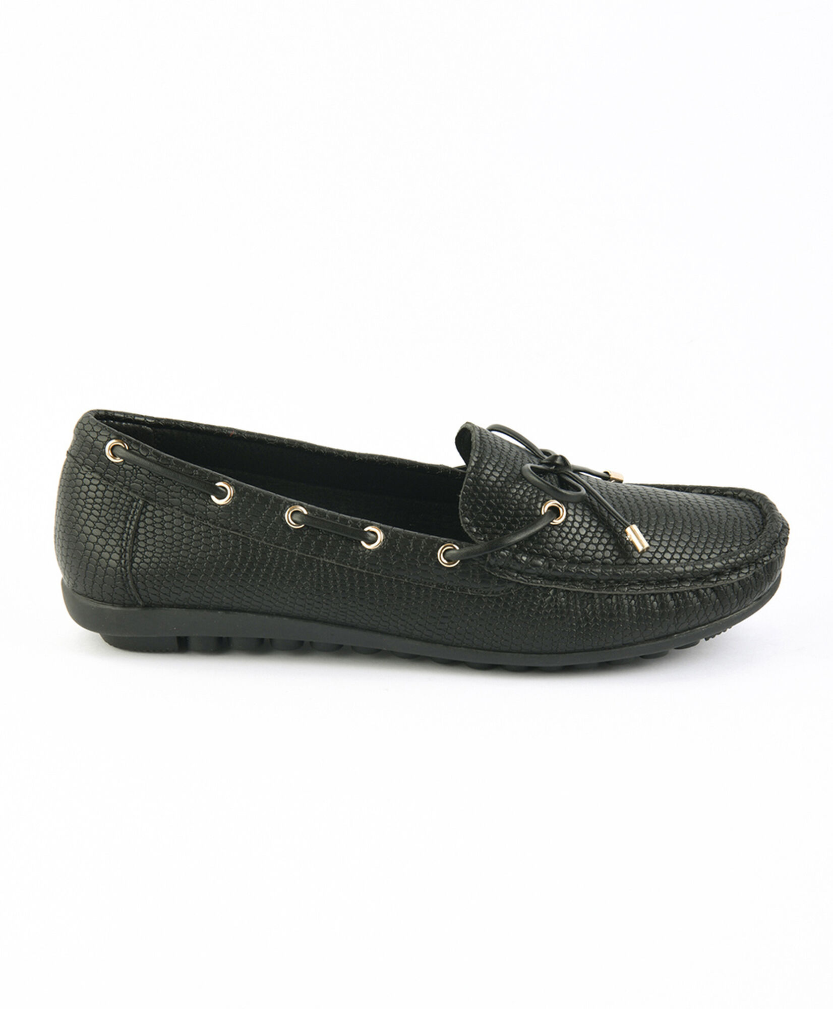 Mocasín mujer textura cinta Mocasín mujer textura cinta