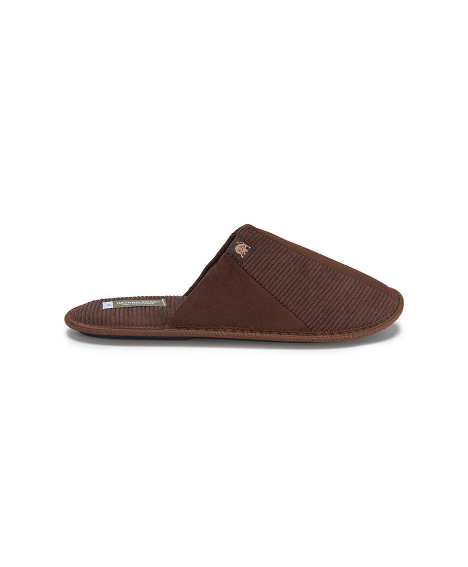 Pantufla hombre caf&eacute;