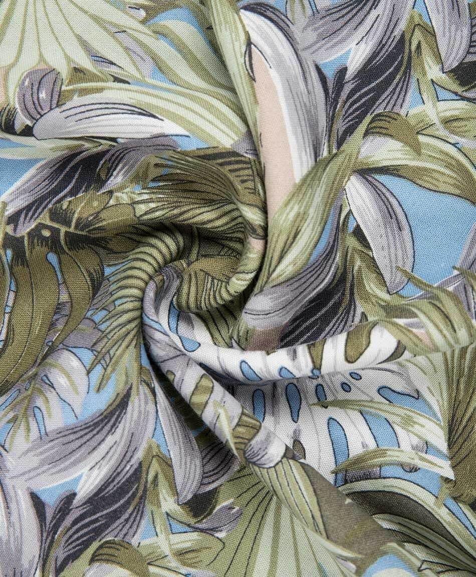 Camisa hombre tropical viscosa