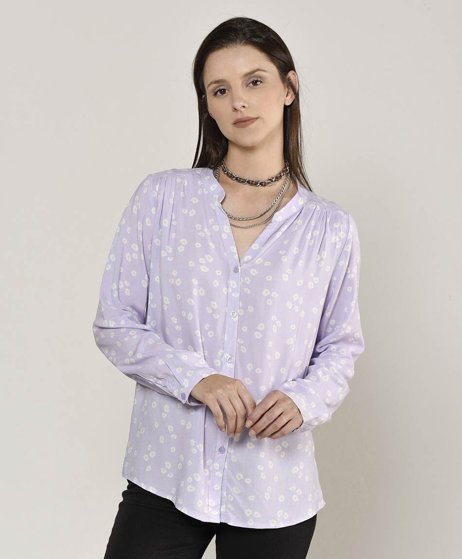 Blusa mujer florcitas