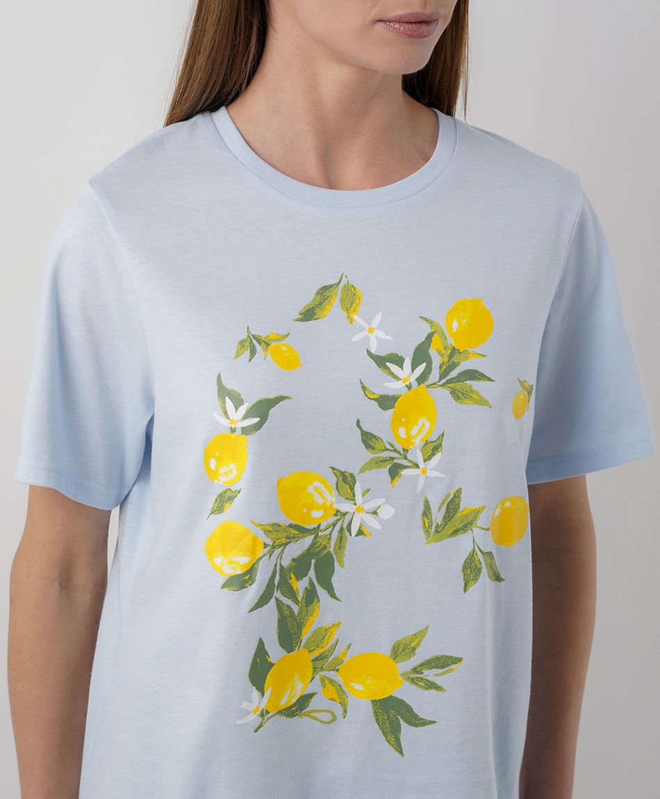 Polera mujer limones