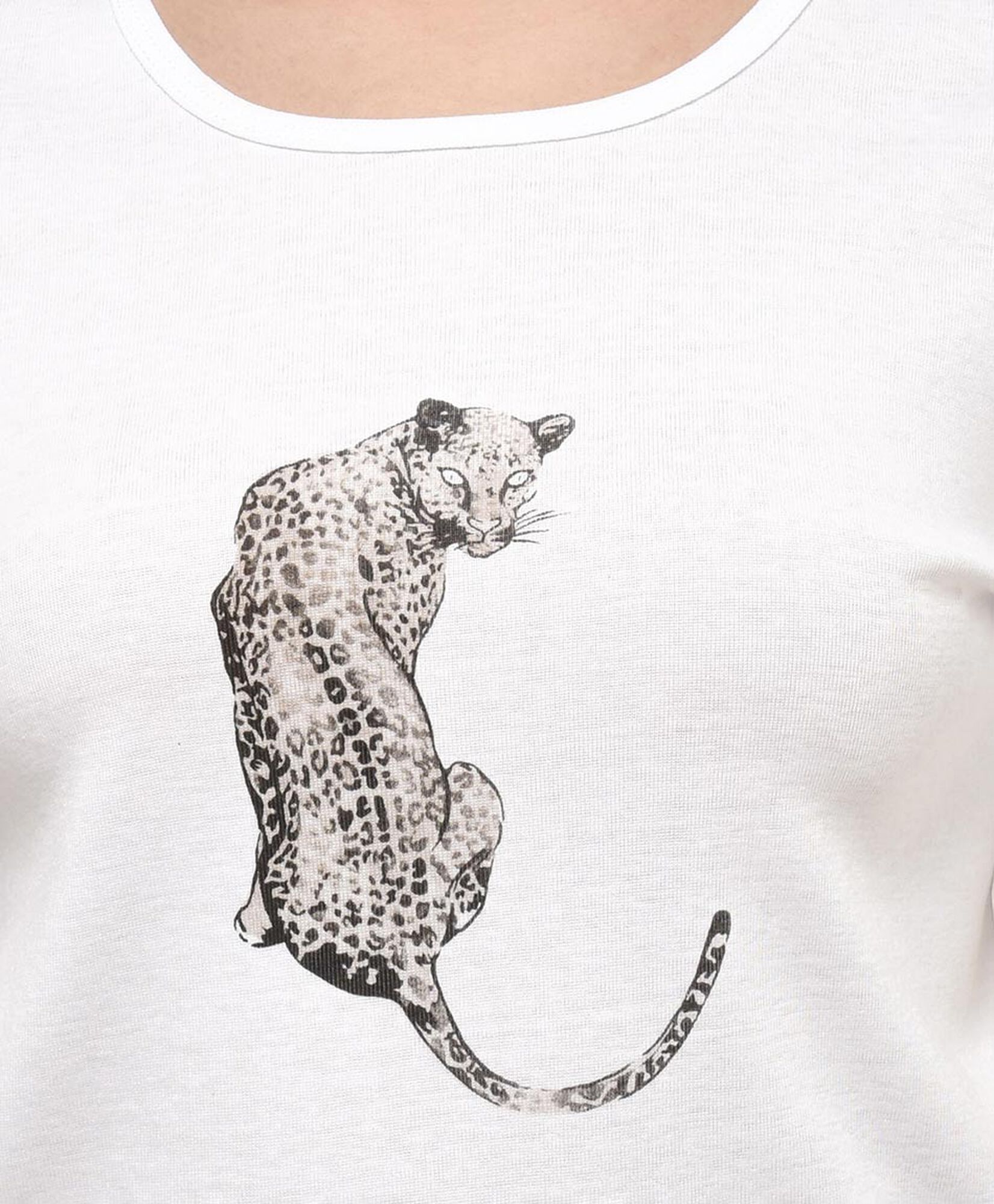 Polera mujer estampado tigre Polera mujer estampado tigre