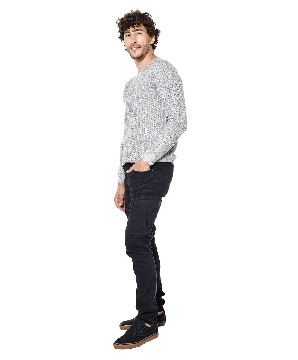 Pantalon biker cargo