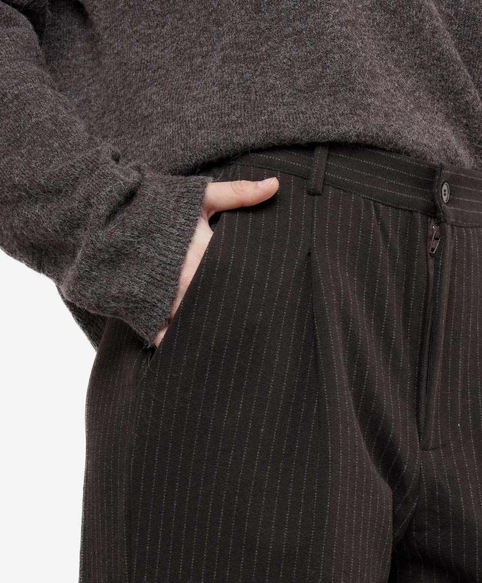 Pantal&oacute;n mujer wide leg jacquard