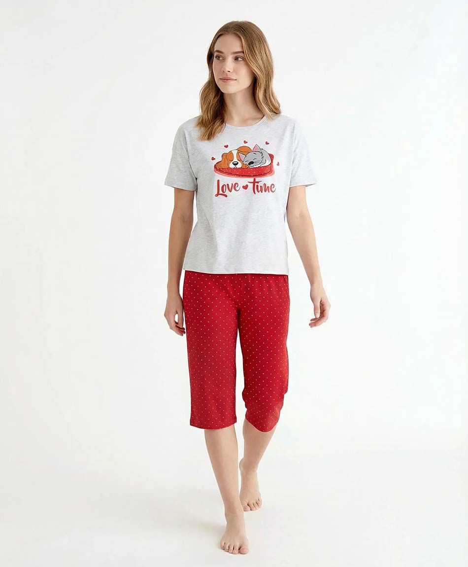 Pijama mujer cat and dog