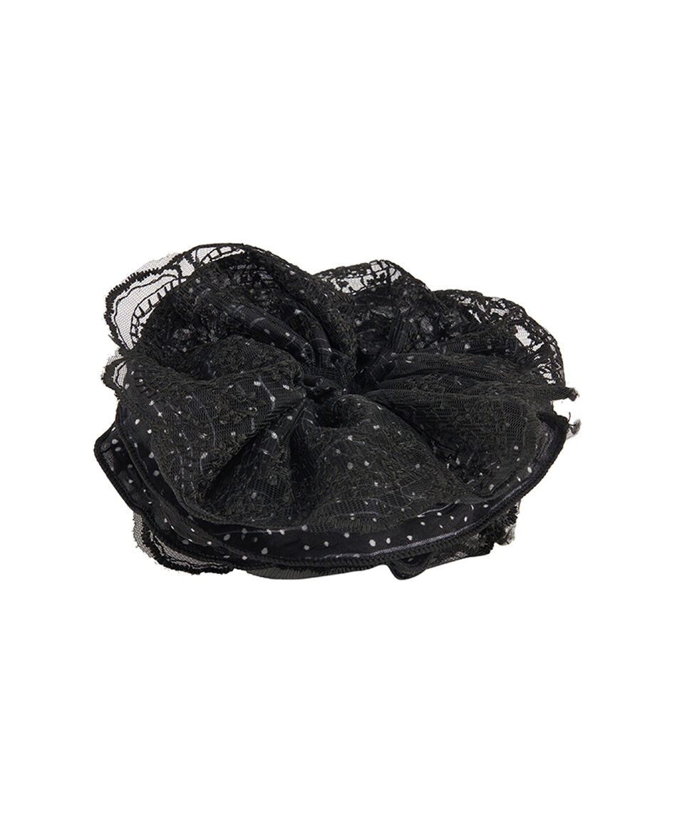 Scrunchie mujer grande encaje