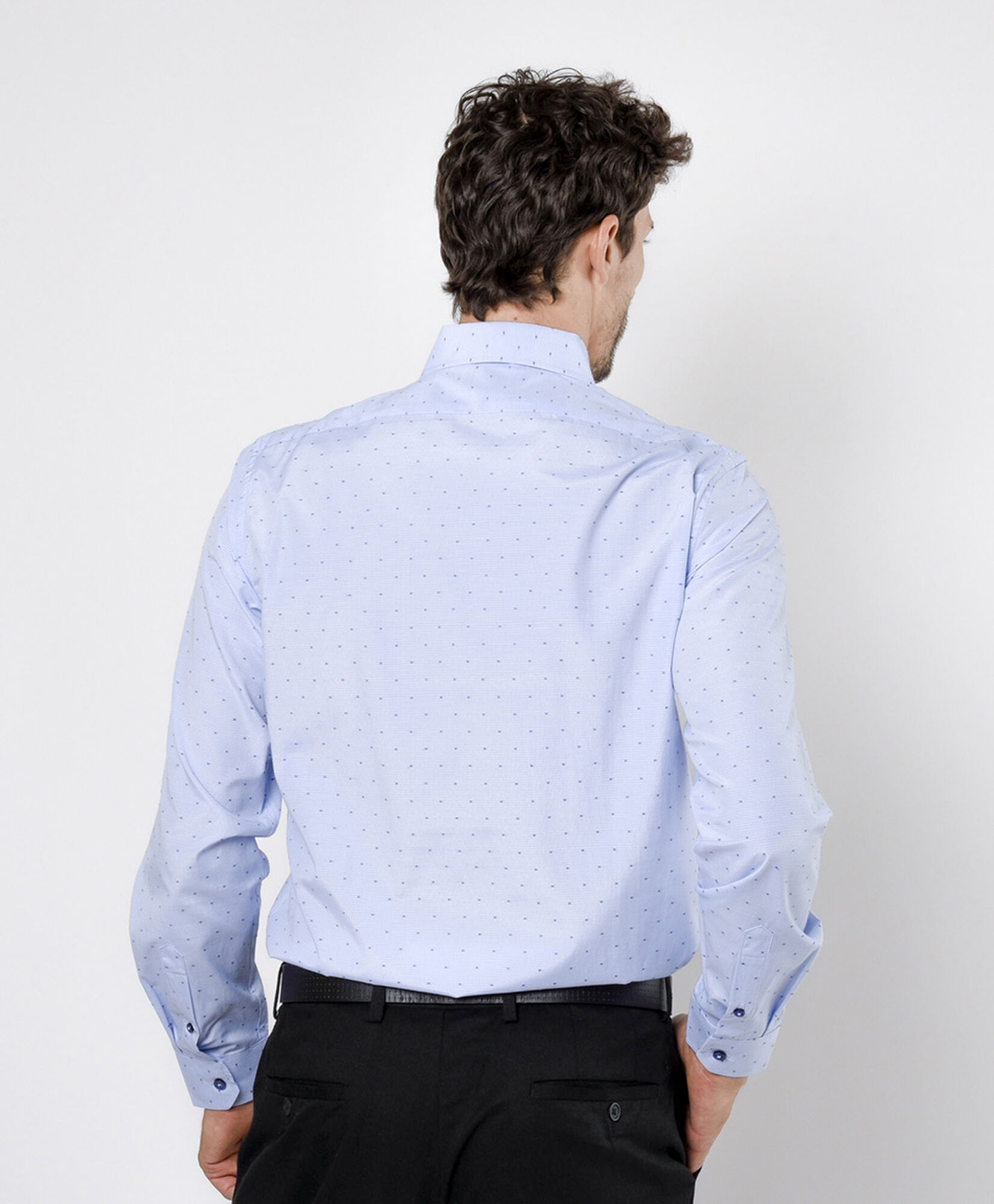 Camisa hombre mini puntos Camisa hombre mini puntos