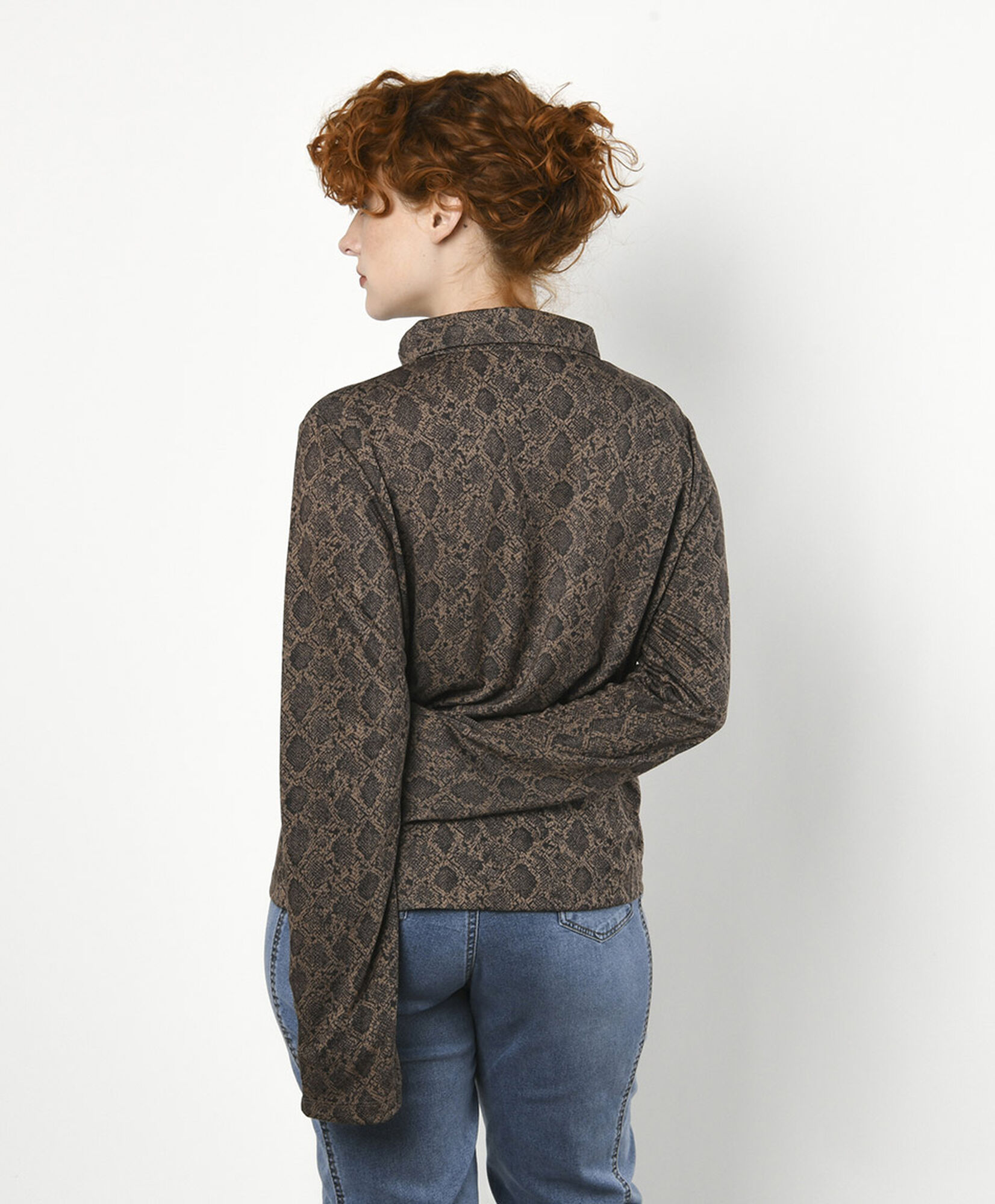 Blusa mujer print ajustada Blusa mujer print ajustada