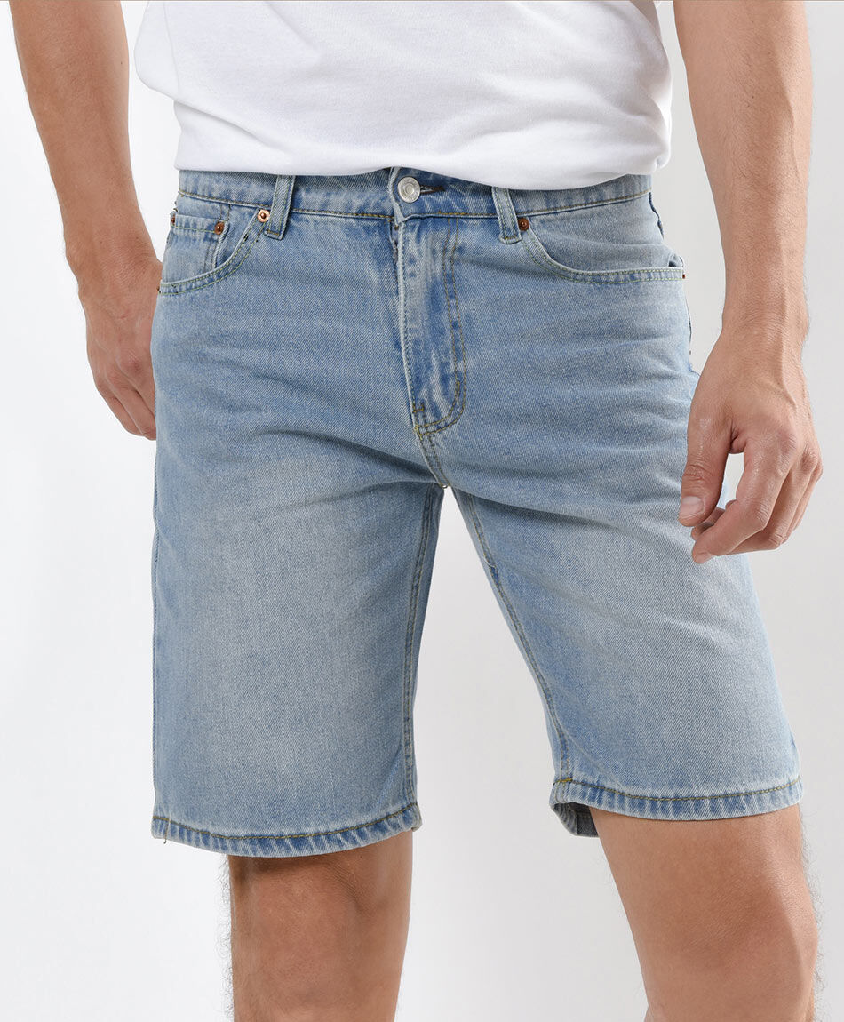 Bermuda hombre denim cl&aacute;sica