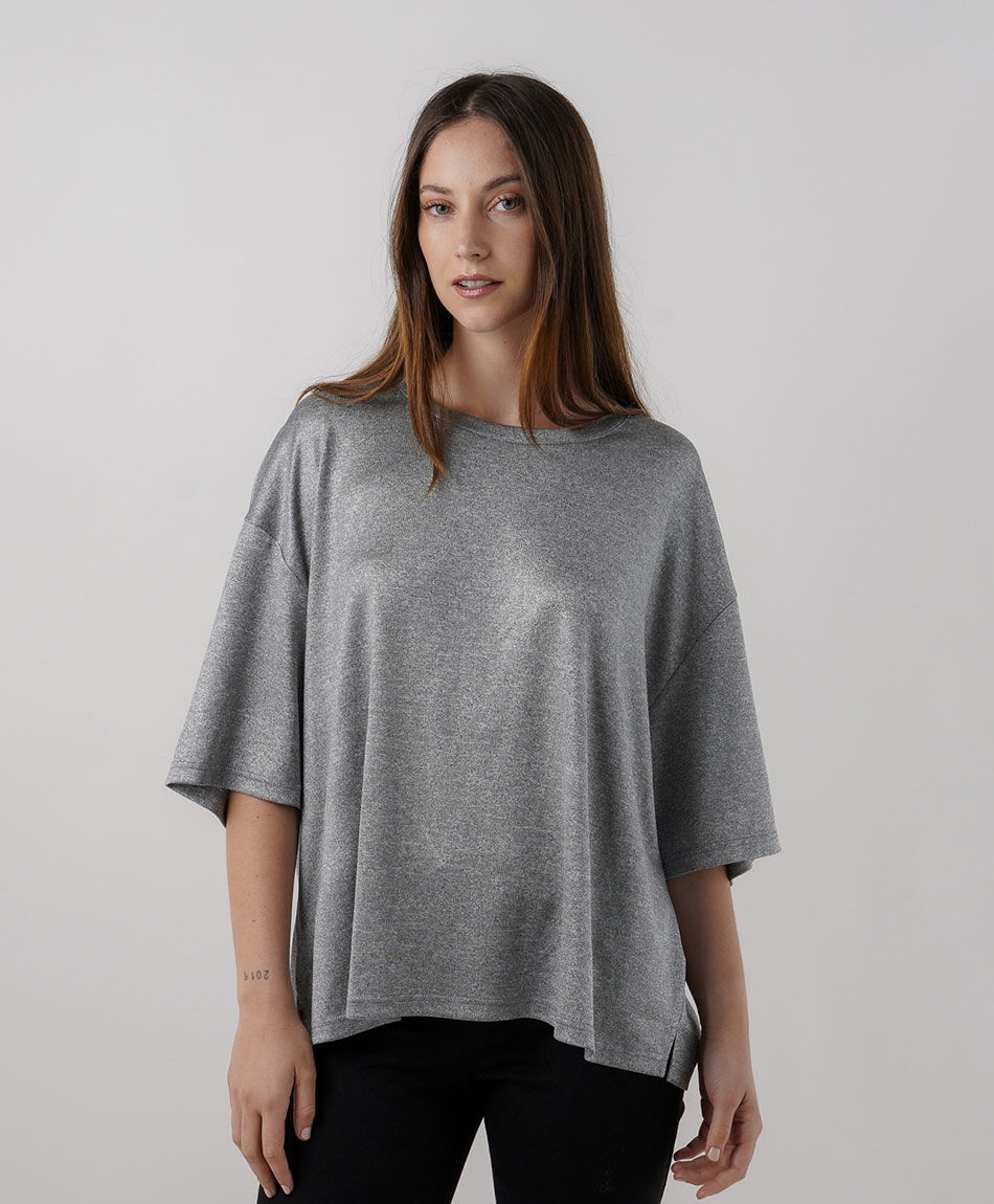 Polera mujer plata