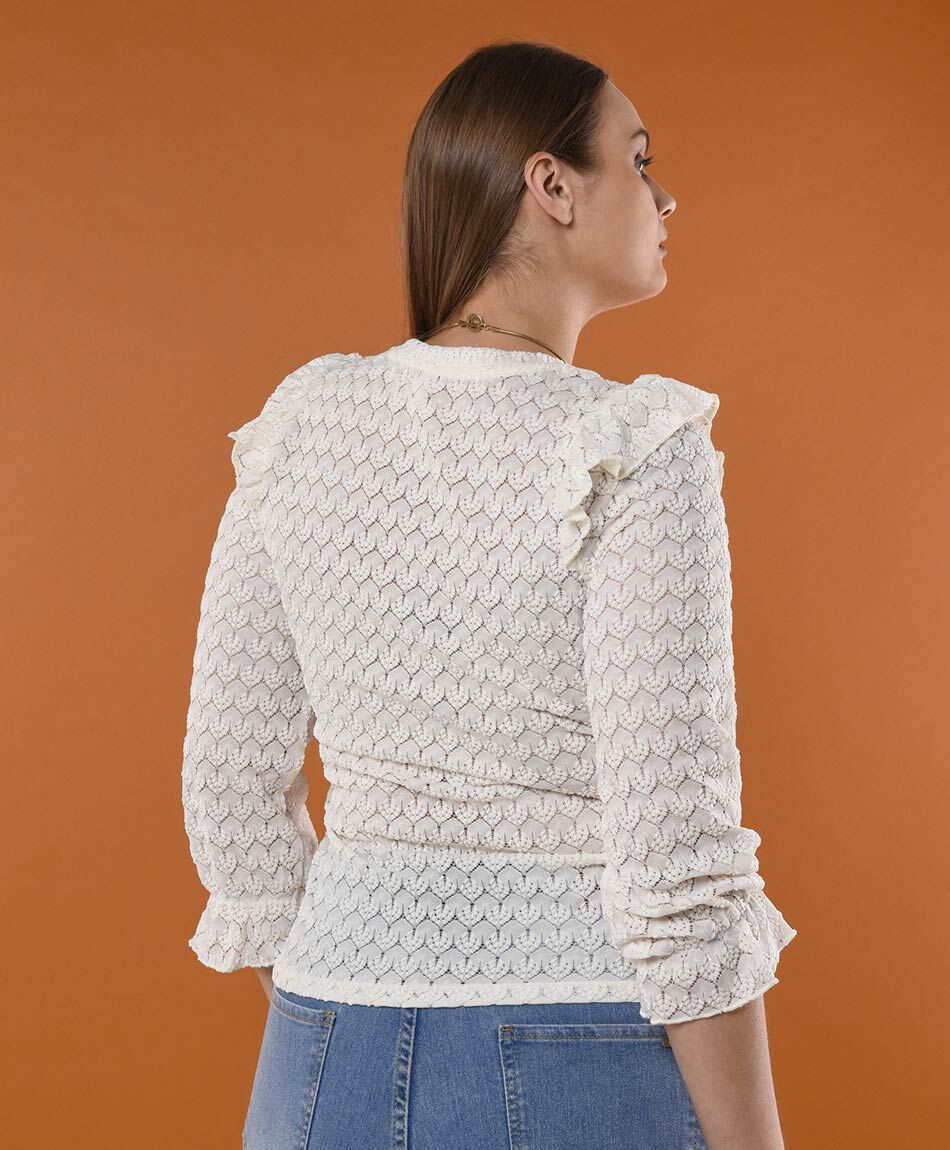 Polera mujer transparencia