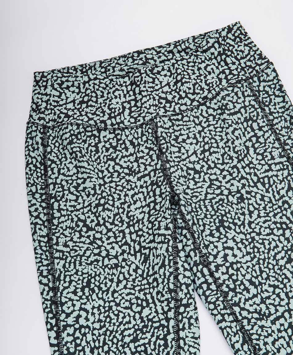 Calza deportiva mujer animal print green