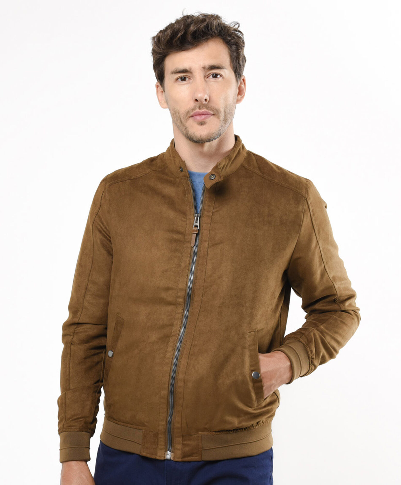 Chaqueta hombre café Chaqueta hombre café