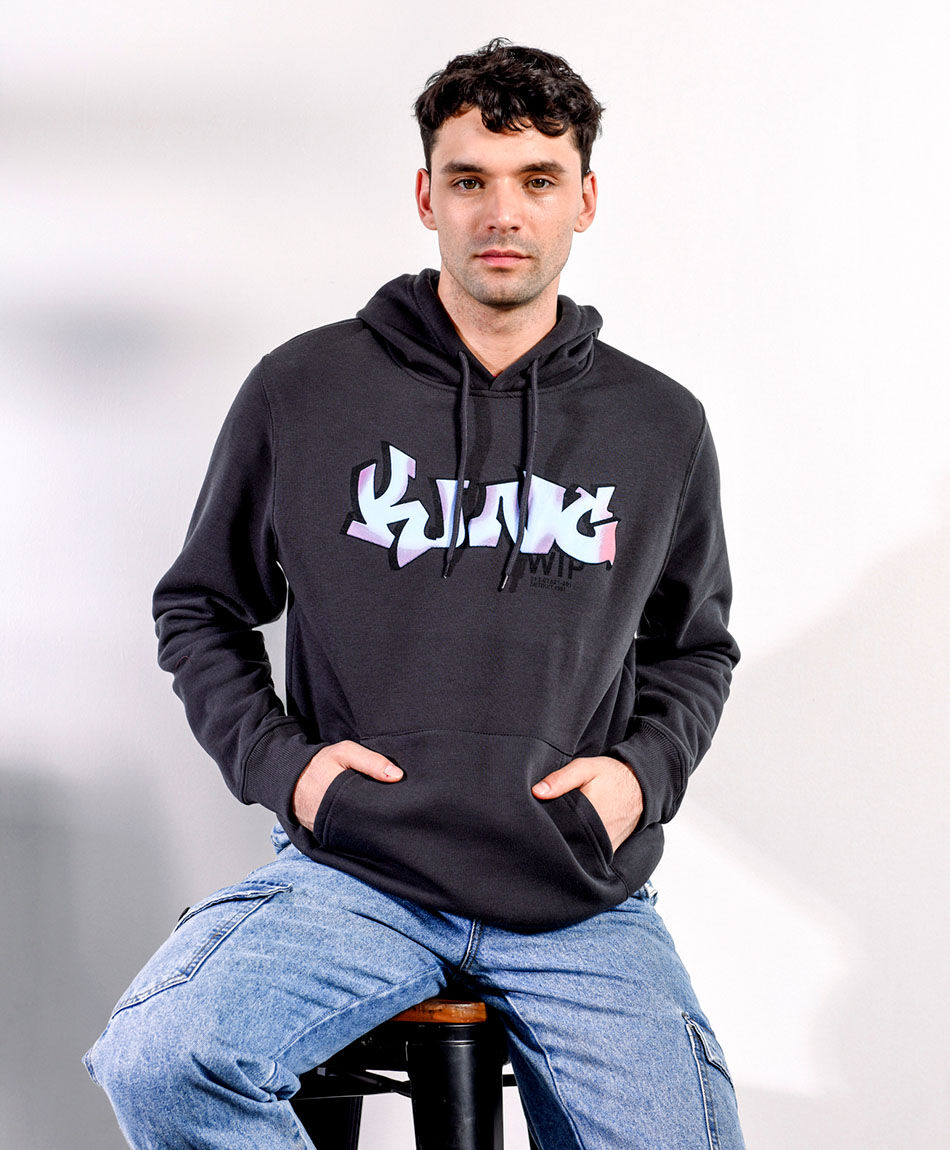 Poler&oacute;n hombre print delantero