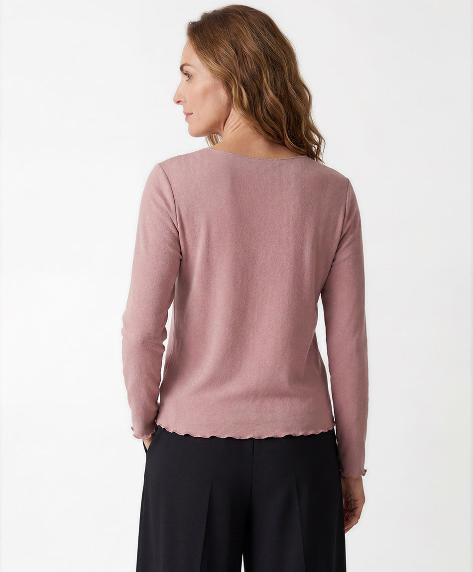 Polera mujer cuello v