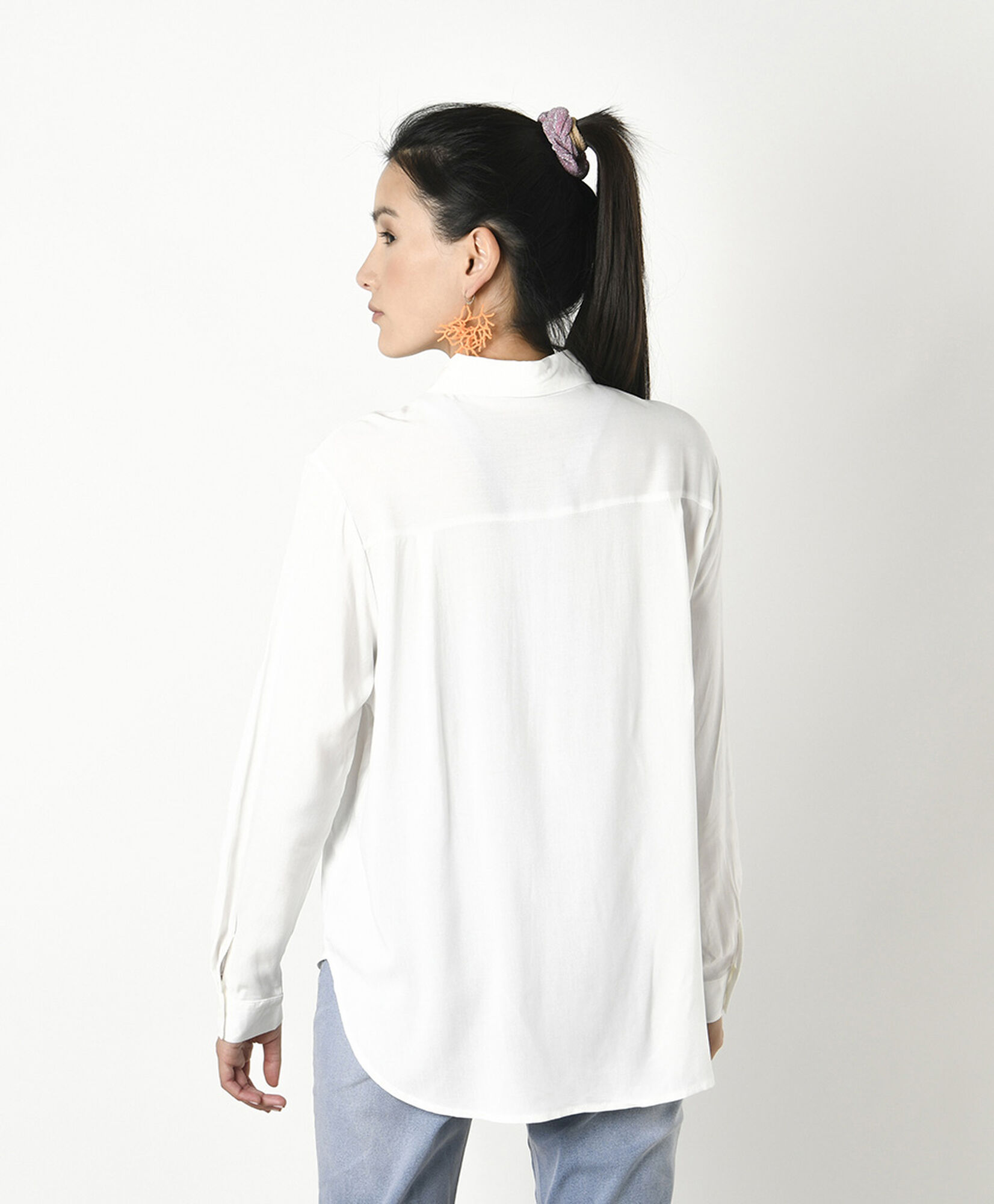 Blusa mujer oversize bicicletas bordada Blusa mujer oversize bicicletas bordada