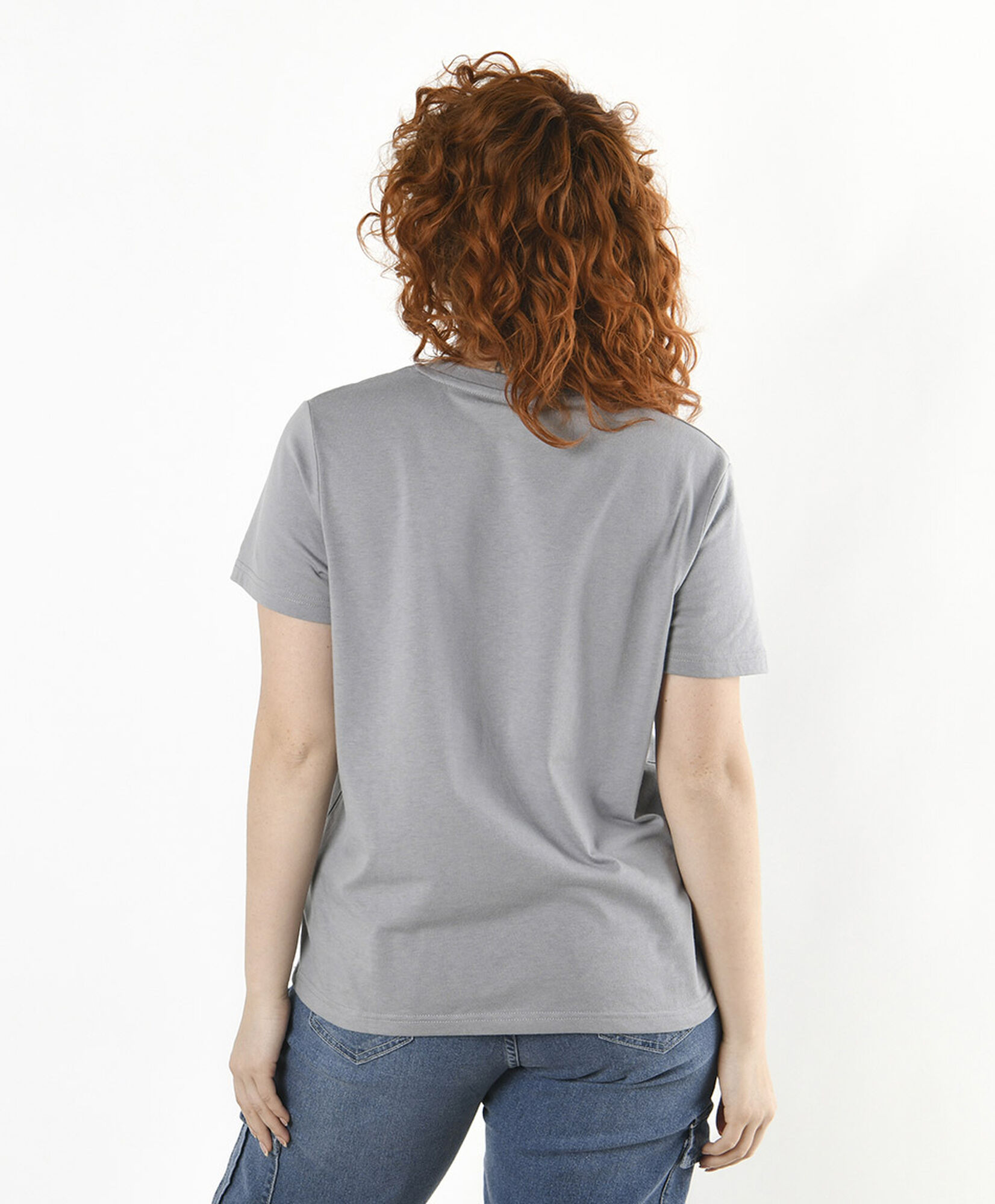 Polera mujer estampado lazos Polera mujer estampado lazos