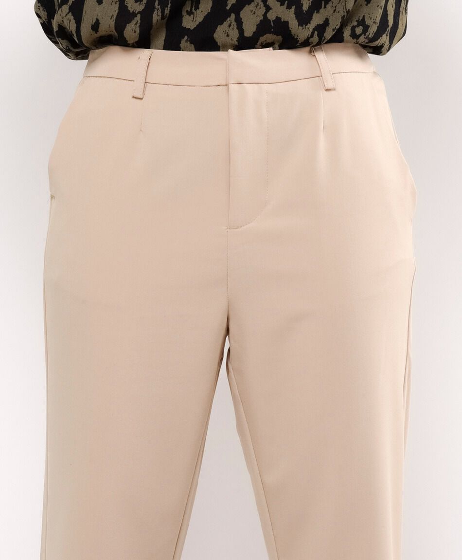 Pantal&oacute;n mujer beige