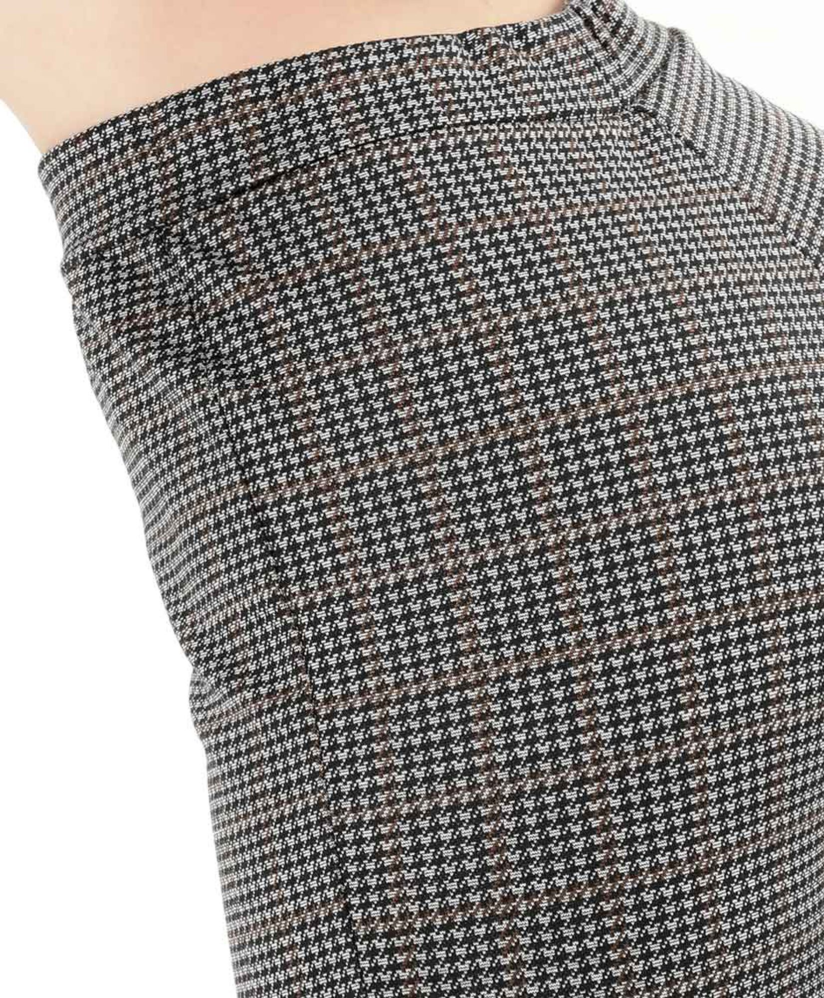 Pantalón mujer pied de poule flare Pantalón mujer pied de poule flare