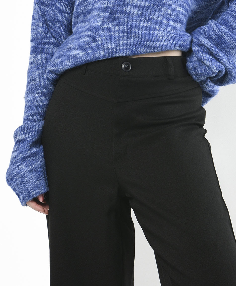 Pantal&oacute;n mujer liso negro