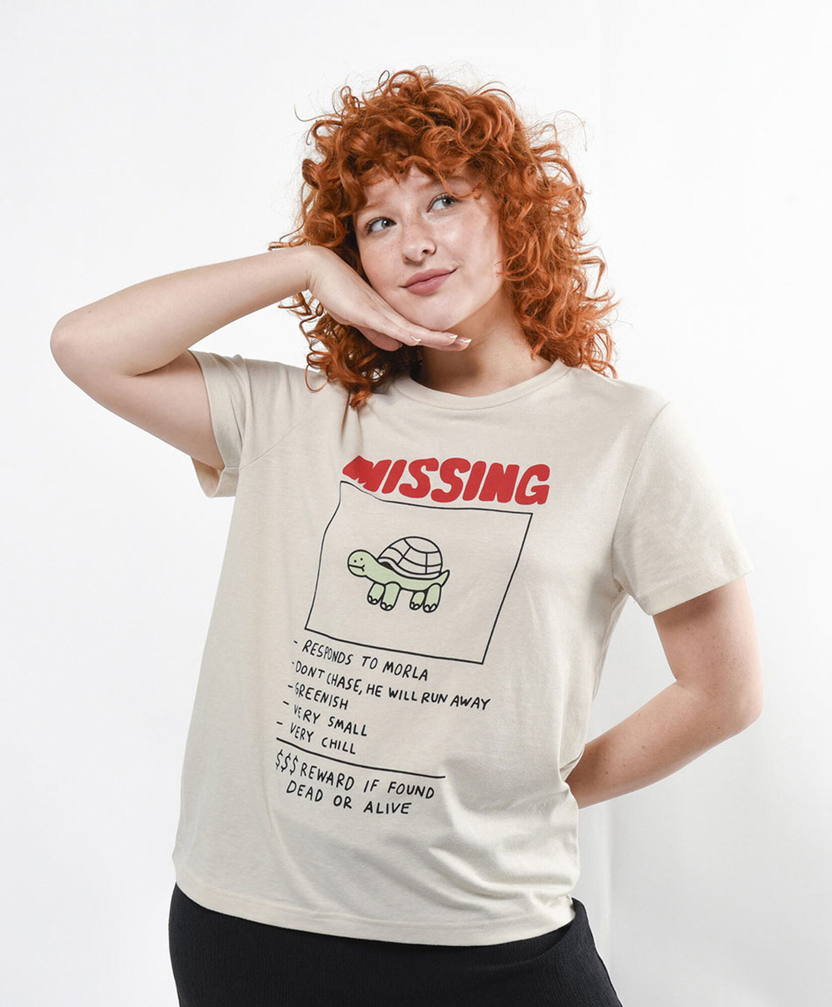 Polera mujer tortuga missing Polera mujer tortuga missing