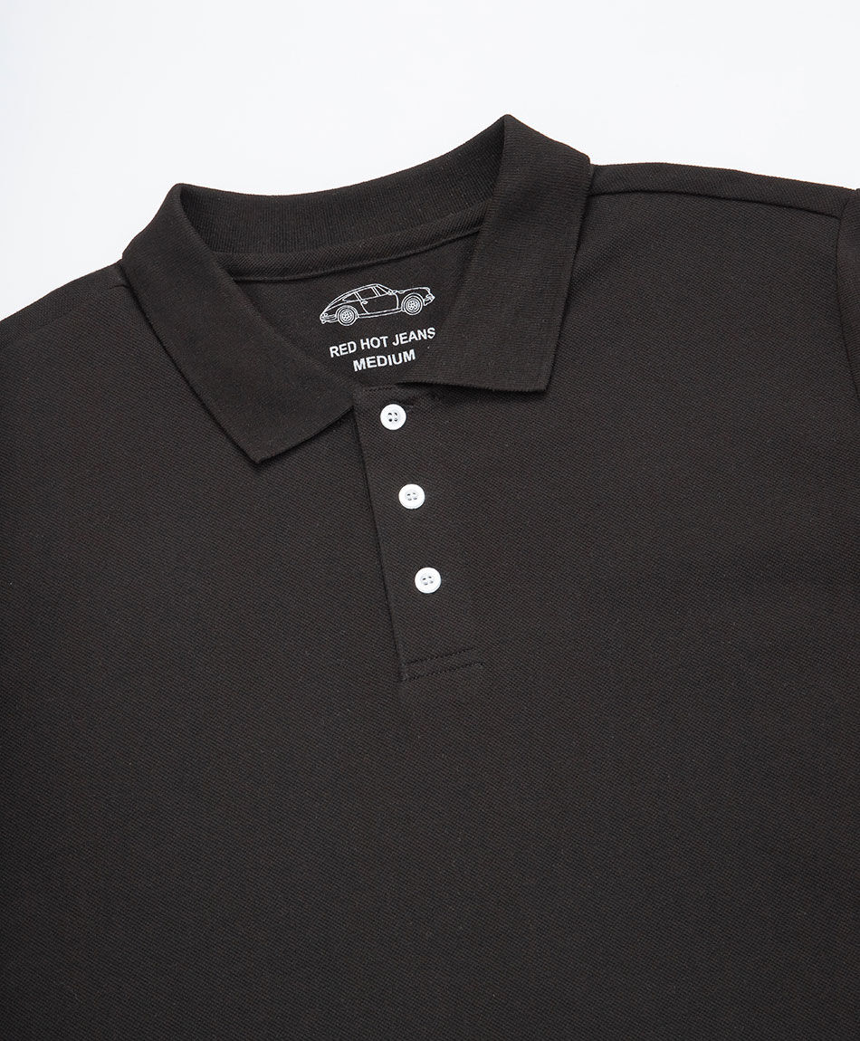 Polera hombre manga larga piqu&eacute;