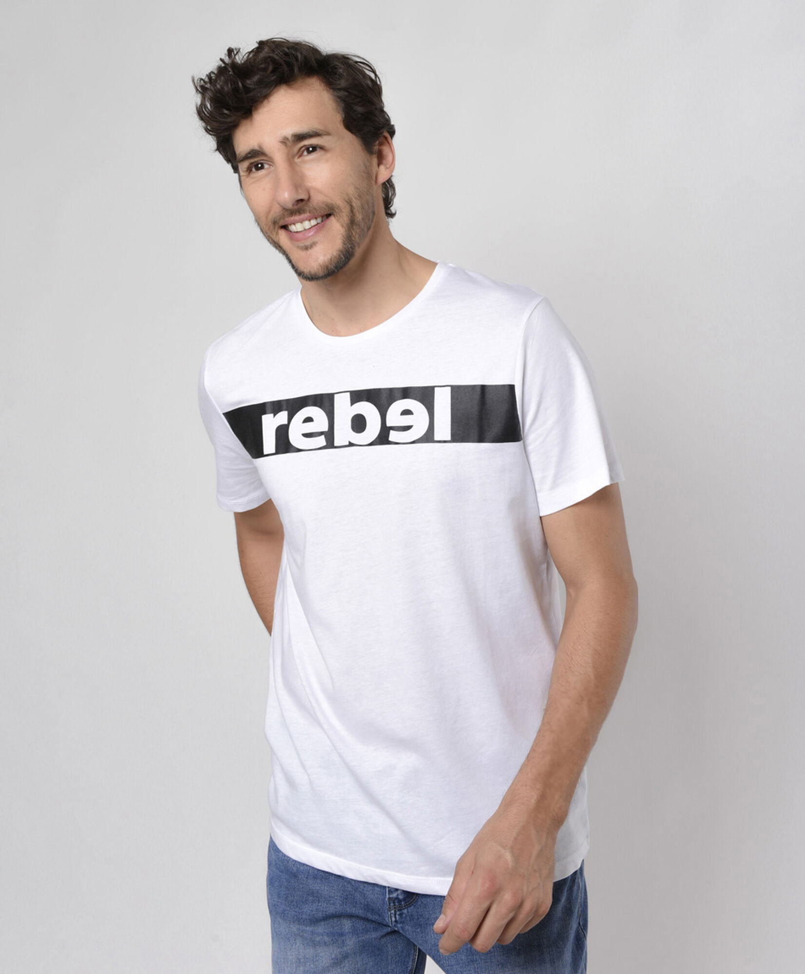 Polera hombre texto Polera hombre texto
